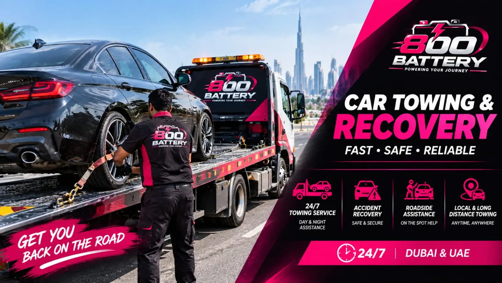 Car Towing and Recovery in Dubai – 24/7 Breakdown Assistance
