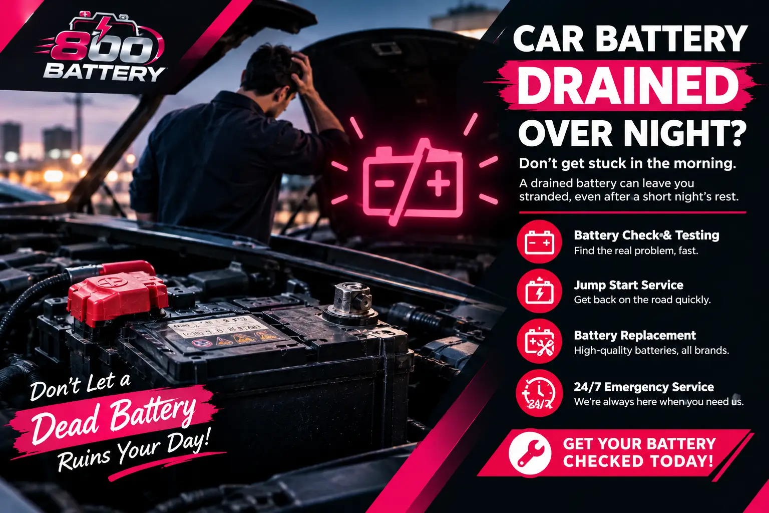 Car Battery Testing in Dubai – Free On-Site Battery Check